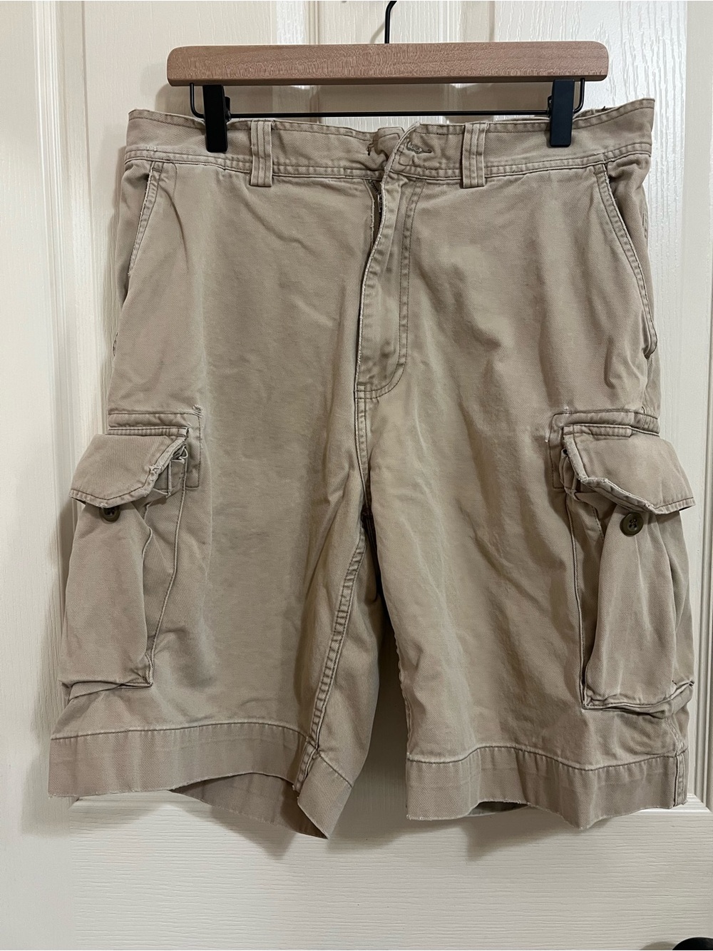 Men’s Polo by Ralph Lauren Tan Cargo Shorts - Utility Pockets